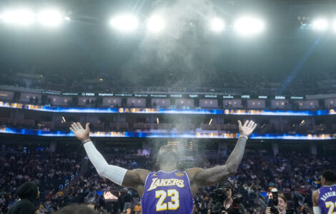 LeBron James says he isn't ready to reveal a decision on his future, doesn't offer any hints